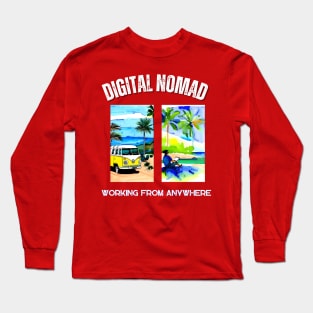 Digital Nomad Life Long Sleeve T-Shirt